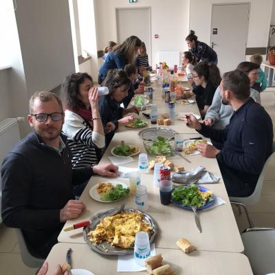 Repas de la chasse à l'oeuf